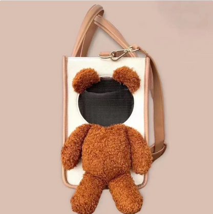 Elegant Handbag for Pets - Portable Carrier Bag for Small Dogs and Cats