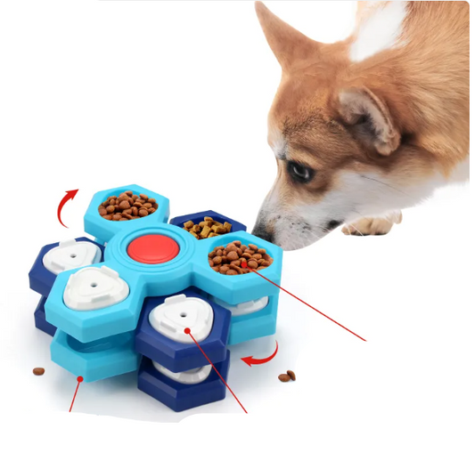 Interactive Dog Toys - Food Puzzle to Stimulate the Mind and Aid Digestion