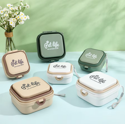 Silicone Pet Care Box – Practical Storage Container for Pet Supplies