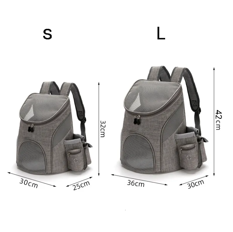 Pet Carrier Backpack with Mesh Design - Comfortable Travel Bag for Cats and Small Dogs