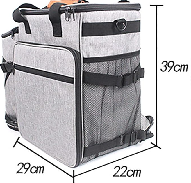 Dog Travel Bag – Multifunctional with Compartments for Toys and Food
