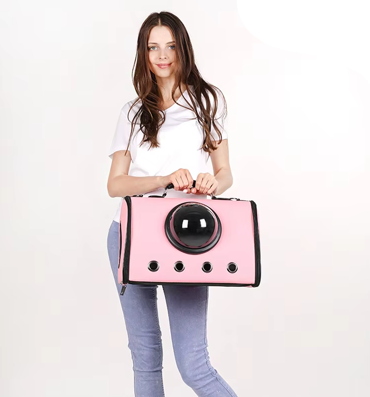 Pet Carrier for Cats and Small Dogs - With Window and Ventilation