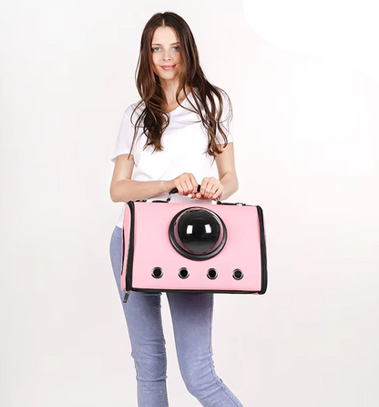 Pet Carrier for Cats and Small Dogs - With Window and Ventilation