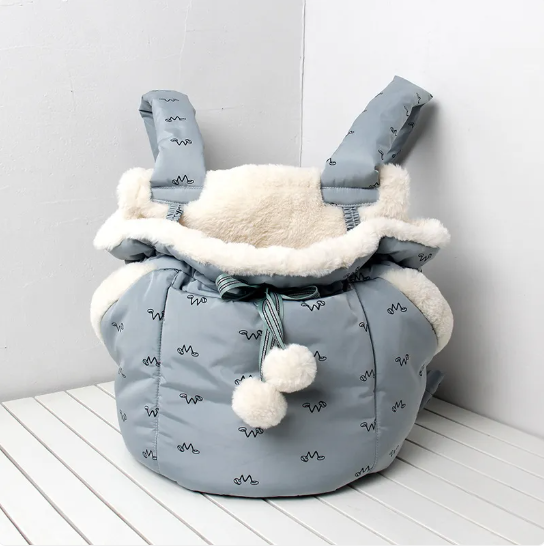 Cozy Cat Bed Bag - Warm and Comfortable with Fleece Lining