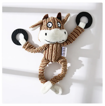 Chew Toys for Dogs - Fun Plush with Rope for Play and Fun