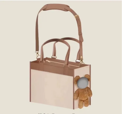 Elegant Handbag for Pets - Portable Carrier Bag for Small Dogs and Cats
