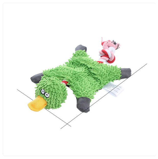 Chew Toys for Dogs - Fun Plush with Rope for Play and Fun