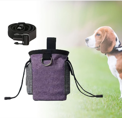 Dog Bag with Collapsible Bowl - Portable Bag for Snacks and Accessories