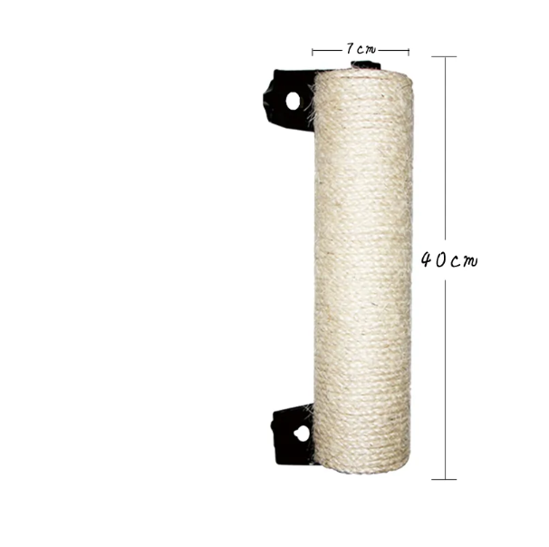 Cat Scratching Roll for Door Frame - Wall-Mounted and Sturdy