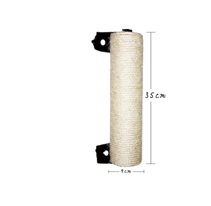 Cat Scratching Roll for Door Frame - Wall-Mounted and Sturdy