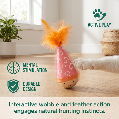 Bouncy Cat Toy – Durable Activity Toy to Reduce Boredom in Cats