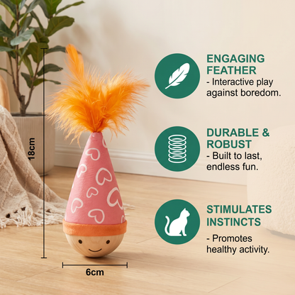 Bouncy Cat Toy – Durable Activity Toy to Reduce Boredom in Cats