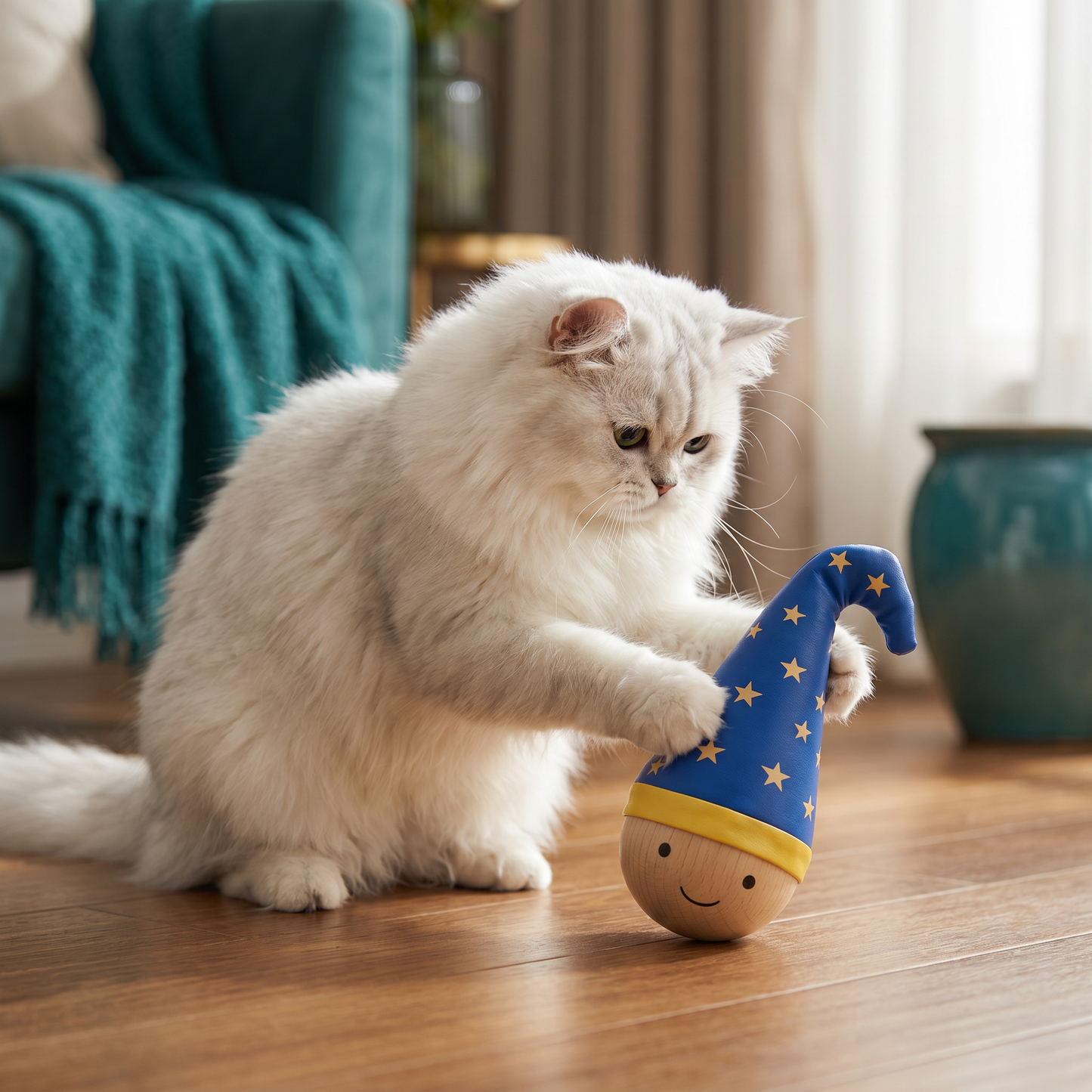Bouncy Cat Toy – Durable Activity Toy to Reduce Boredom in Cats