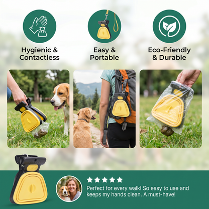 Portable Dog Poop Picker – Foldable, Hygienic & Perfect for On-the-Go