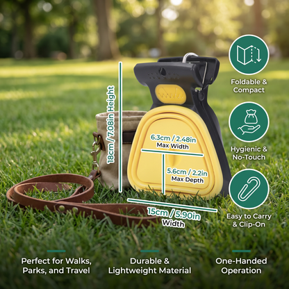 Portable Dog Poop Picker – Foldable, Hygienic & Perfect for On-the-Go