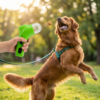 Treat Launcher, Dog Treat Feeder, Pet Training Reward Tool, Outdoor Interactive Toy
