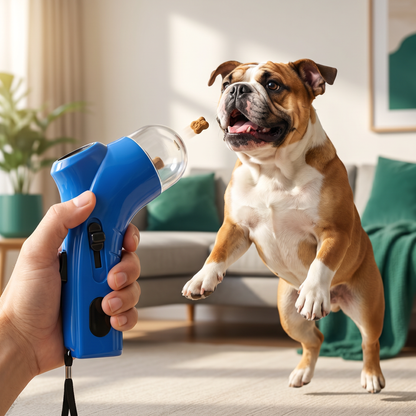 Treat Launcher, Dog Treat Feeder, Pet Training Reward Tool, Outdoor Interactive Toy