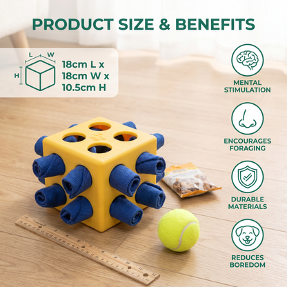 Snuffle Toy for Dogs – Durable Interactive Puzzle Toy for Mental Stimulation & Treat Hunting