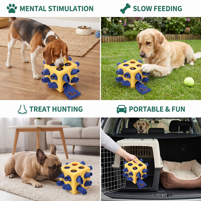 Snuffle Toy for Dogs – Durable Interactive Puzzle Toy for Mental Stimulation & Treat Hunting