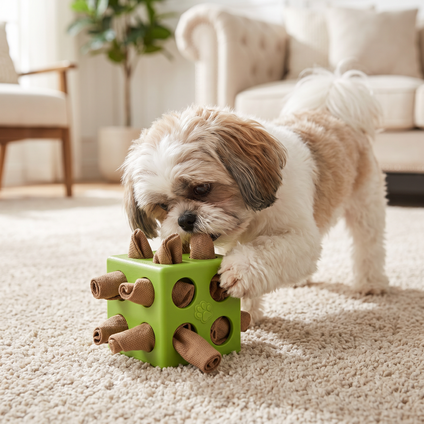 Snuffle Toy for Dogs – Durable Interactive Puzzle Toy for Mental Stimulation & Treat Hunting