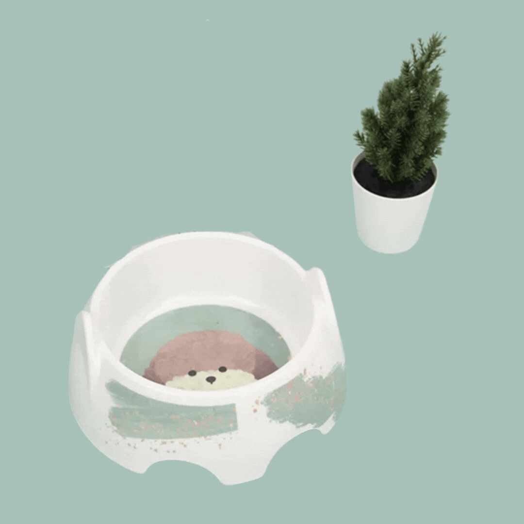 Ceramic Dog Bowl - Food and Water Bowl for Dogs