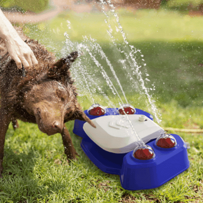 Pet Sprinkler Toys – Interactive Water Jet Shower for Dogs