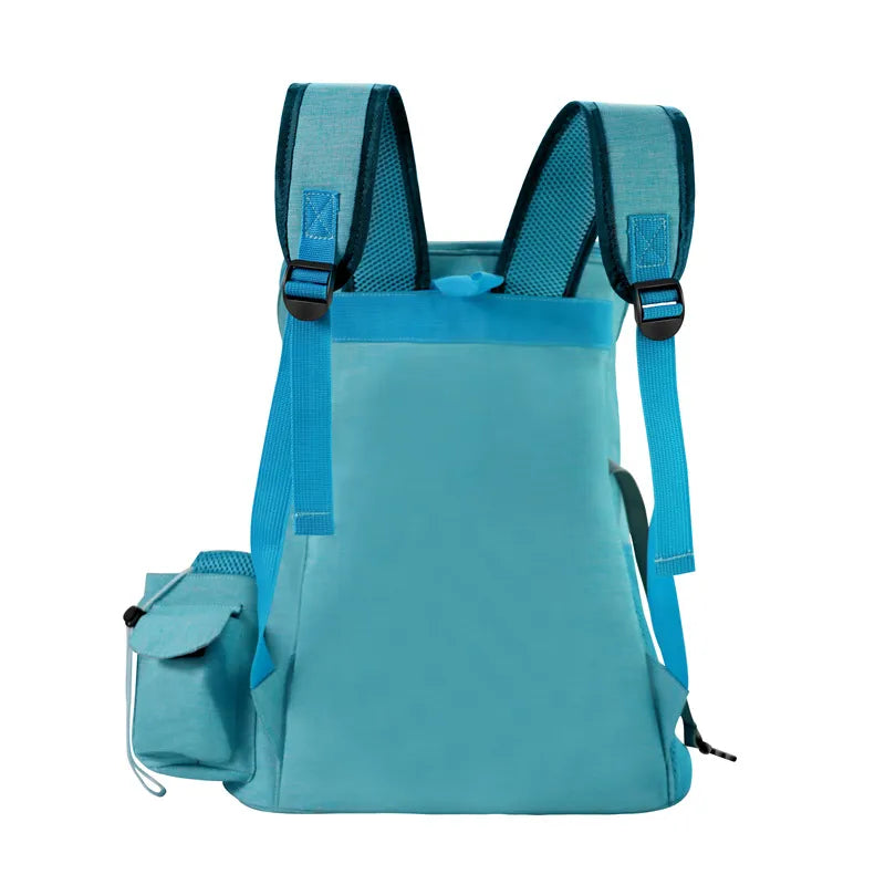 Pet Carrier Backpack with Mesh Design - Comfortable Travel Bag for Cats and Small Dogs
