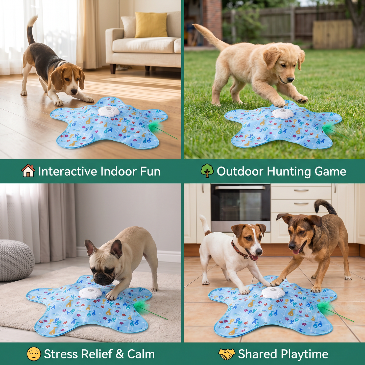 HuntingFun Dog Pro – Automatic Dog Toy for Stress Relief and Playtime Fun