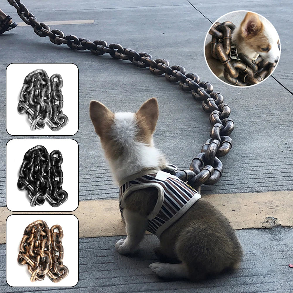Plastic Chain leash for Doga & Cats