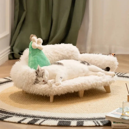 Plush Cozy Sofa for Dogs and Cats