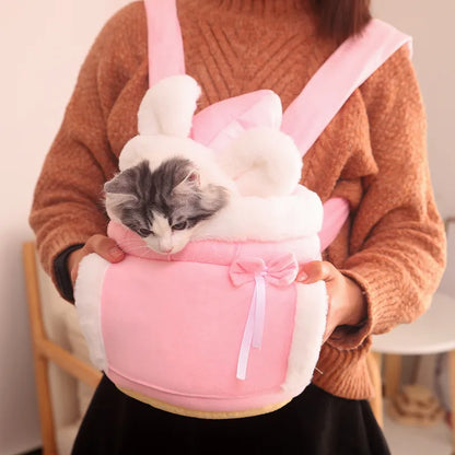 Plush Cat Carrier Strap – Comfortable and Cute Design