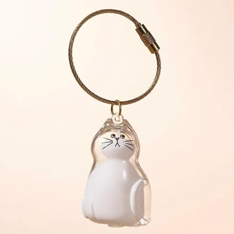 Forever Paw Pet Hair Keepsake Capsule Keychain 6 Pack