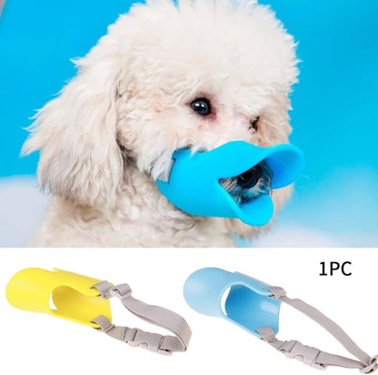 QuakyPup Silicone Dog Muscle Adjustable for Small-Medium Dogs