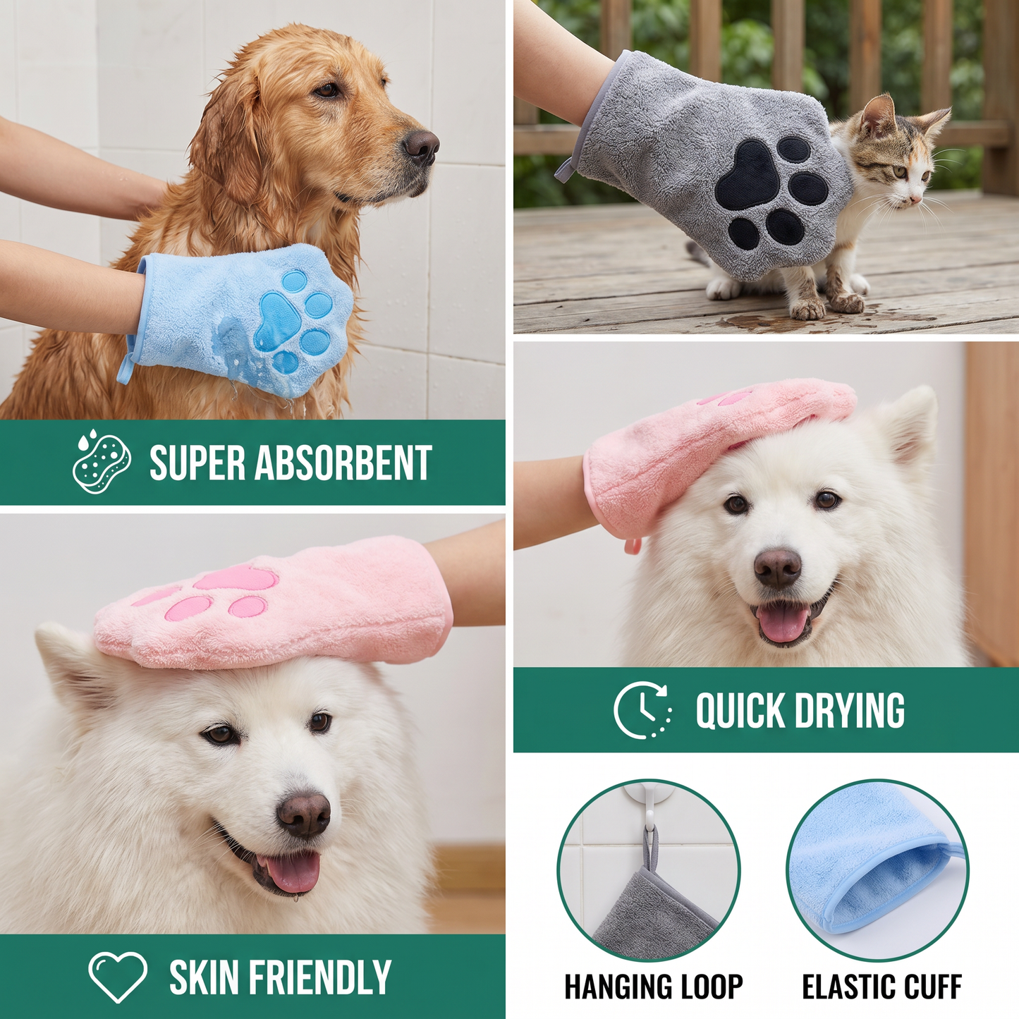 Quick-Drying Towel for Pets
