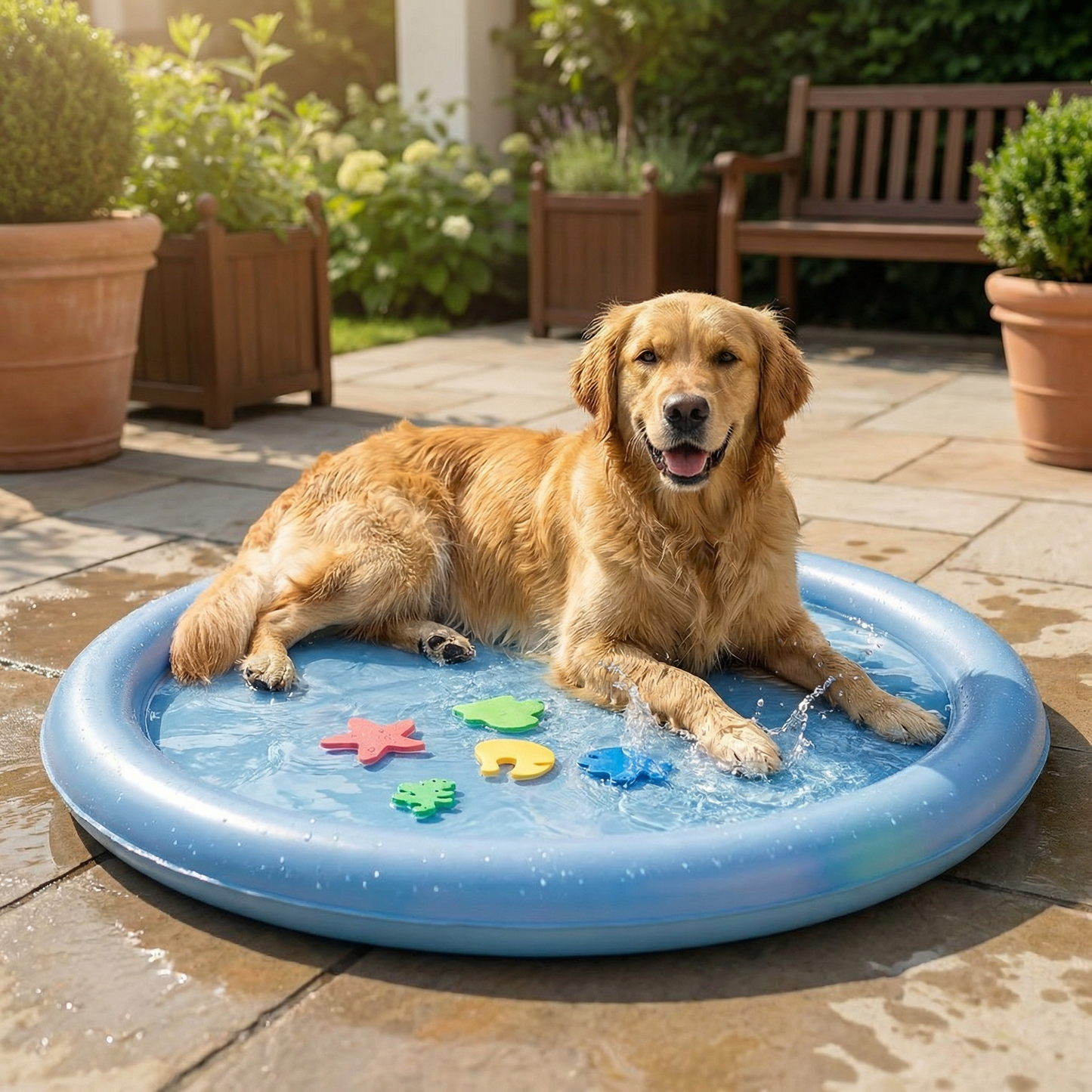 Interactive Cooling Water Bed for Dogs 2.0