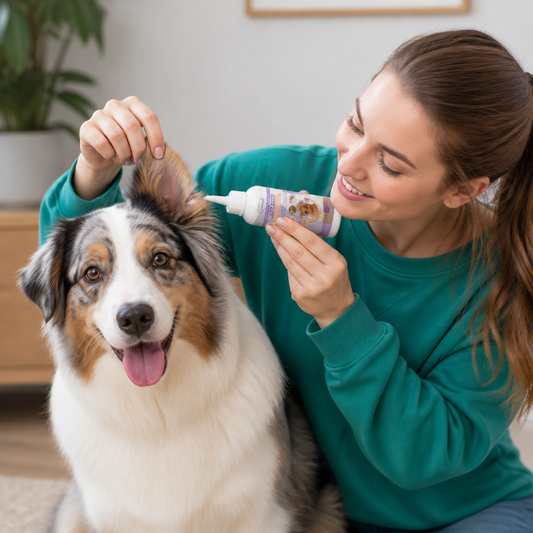Gentle Pet Ear Cleaner – Odor-Free Formula for Dogs & Cats