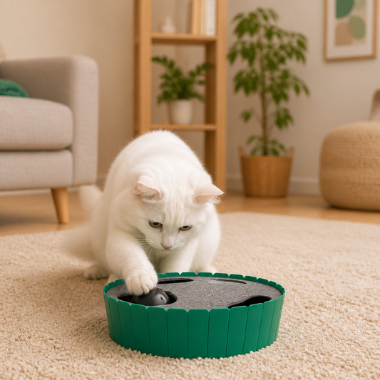 Interactive Hide & Seek Mouse Cat Toy