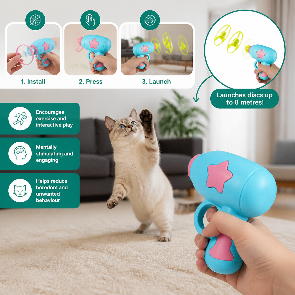 Pet Flying Disc Launcher