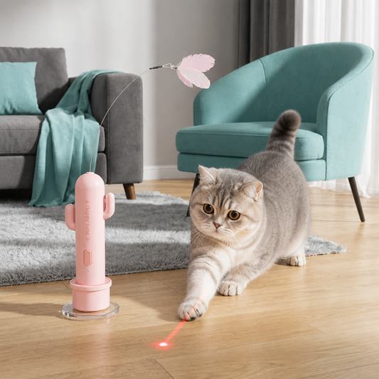 2in1 Automatic Butterfly & Laser Cat Toy