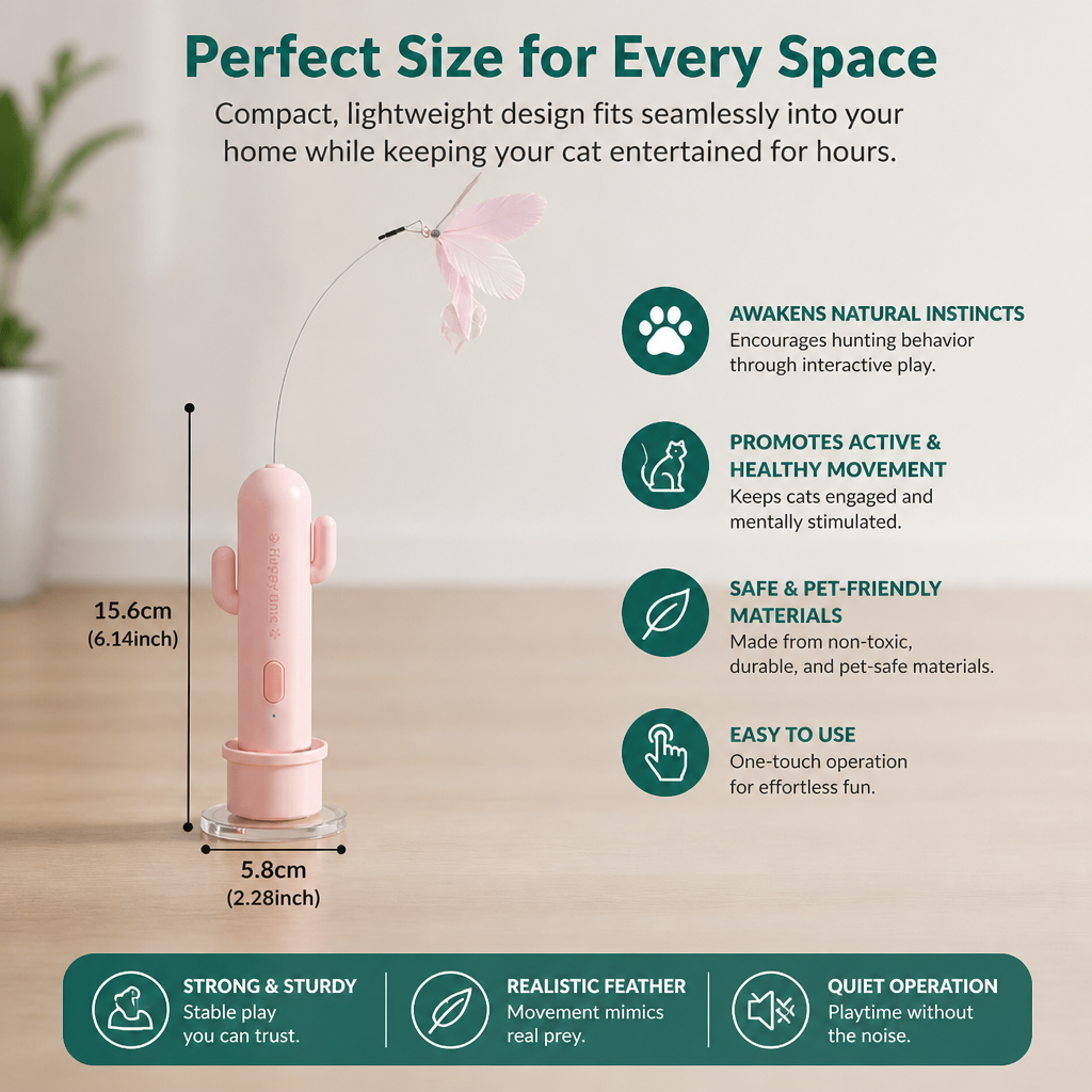 2in1 Automatic Butterfly & Laser Cat Toy