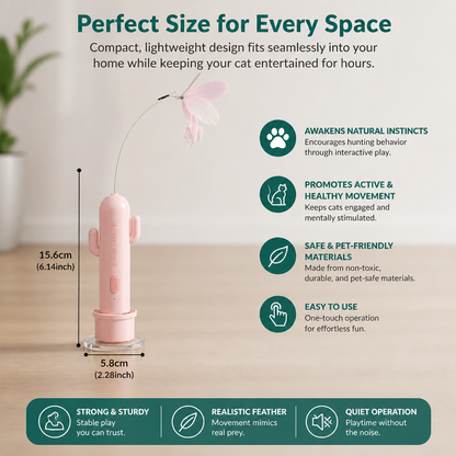 2in1 Automatic Butterfly & Laser Cat Toy