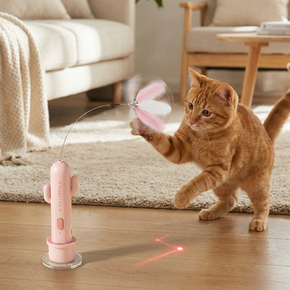 2in1 Automatic Butterfly & Laser Cat Toy