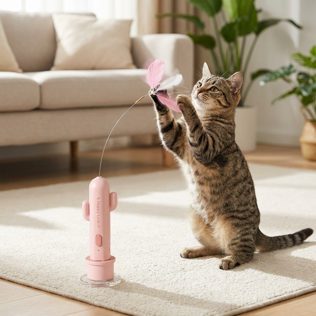 2in1 Automatic Butterfly & Laser Cat Toy