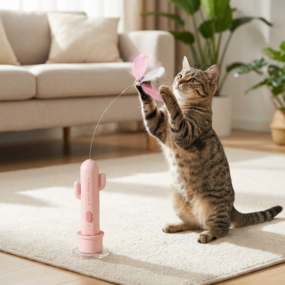 2in1 Automatic Butterfly & Laser Cat Toy
